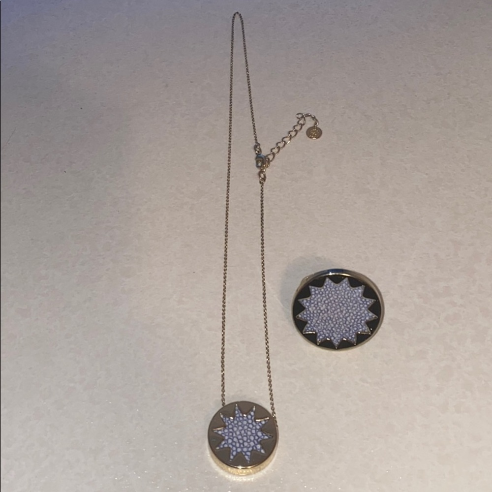 House of Harlow 1960 Necklace and Ring Set